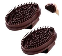 Pack of 2 Meridian Massage Brushes, Promotes Blood Circulation and Relieves Muscle Tension, Robust and Durable, for Use on Back, Shoulders and Thighs