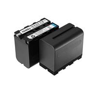 Pack of 2 Miady 7200 mAh NP-F970, NP-F960, NP-F950, NP-F930 Battery Compatible with Sony DCR-VX2100, DSR-PD150, DSR-PD170, FDR-AX1, HDR-FX1, HDR-FX7, HDR-AX2000 etc.