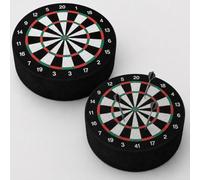 Pack of 2 Mini Dart Stands EVA Darts Holder Classic Dart Disc Look Compact Dimensions Space Saving Storage Suitable for All Standard Darts Home Bar Party Gift for Darts Fans