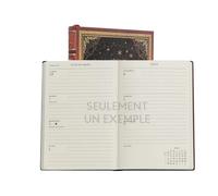 Pack of 2 Mini Horizontal Pages September 2026 to September 2027 French Diary with 1 Stylus Touch Blumie Pen (Pot)