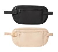 Pack of 2 Money Belt for Men and Women The Bum Bag, Waist Bag for Sports Outdoor City, Belt Bag Stylish for Festival, Unisex Water-Repellent Belt Bag for Travel, Outdoor & Hiking