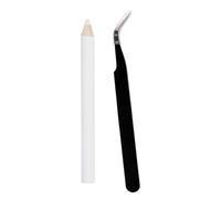 Pack of 2 Nail Art Tool Set Diamond Drawing Pen -static Curved Tweezers DIY Manicure Ornament for Professional Home Use