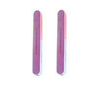 Pack of 2 Nail File Block Knife Sanding Strip Six-sided Polishing Manicure Tools Double-sided Nail Polisher Random Color Manicure tools