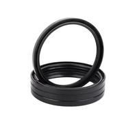 Pack of 2 NBR TC Skeleton Lip Seal, ID 40mm, OD 57mm, Height 10mm for Rotating Shafts, 40x57x10mm