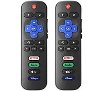 【Pack of 2】New Universal TV Remote for All Roku TV,Replacement Remote Compatible Only for Roku TV Remote, Replacement for TCL Roku/for Hisense Roku/for Onn Roku TV(Not for Roku Stick and Box)