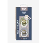 Pack of 2 night dummies 6-18 months BIBS sage green