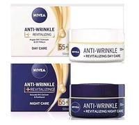 Pack of 2 NIVEA anti-wrinkle + Revitalizing Day + Night Cream