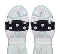 Pack of 2 non-slip shoe spikes, size 35-47 replacement spikes, ice shoe claws with 5 teeth, universal non-slip gripper spikes, non-slip spikes for slip-on ice grips for shoes, boots