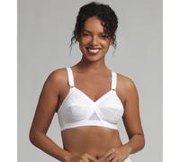 Pack of 2 Non-Underwired Bras in Cross Your Heart white/white