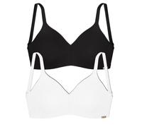 Pack of 2 Non-Wired Soft Bra earth by comazo earth 10730276401 32-40 A-C