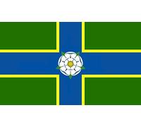 Pack of 2 NORTH YORKSHIRE EMBLEM STICKERS 127mm by 75mm Each