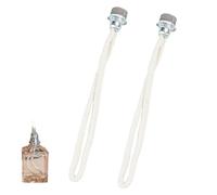 Pack of 2 Oil Burner Wick for Lamp Berger, Replacement Wick for Oil Lamp, Oil Lamp Wick Replacement Air Control Catalytic for Room Air Improve Aromatherapy (Silver)