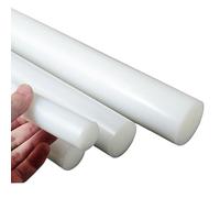 Pack Of 2 PA6 Nylon Round Bar White 45-65mm x 500mm(65mm)