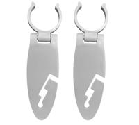 Pack of 2 Paddle Board Fin Clips, Adjustable Fin Clamp Holder, Easy Mounting Clips, Water Sports Accessories for Men, Women, Girls, Teenagers & Athletes