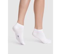 Pack of 2 Pairs of Skin Trainer Socks white/white