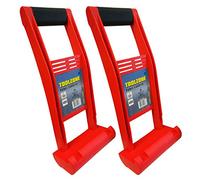 (Pack of 2) Panel Carriers Plasterboard Drywall Wood Carrying Handles 80kg