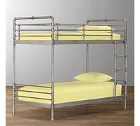 Pack of 2 Percale Bunk Bed Fitted Sheet 2ft 6" (76cmx190cm) Bunk Bed Size Super Soft Luxury Non Iron Easy Care Fitted Bedding Sheet 25CM Deep Pockets Bed Sheet (2, Lemon)