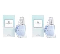 Pack of 2 Perceive EDP sprays and cosmetics bag - pear, pink dianthus and orchid 2 x 100ml individually boxed and sealed by Avon.