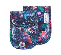 Pack of 2 Periea Car Key Security Pouch - Anti Theft RFID Signal Blocking Case - Faraday Pouches - Certified (Buddha)