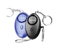 (Pack of 2)Personal Safety Alarms For Women,Reusable Police Approved 140DB Super-Loud! Siren, Small Personal Security Alarm with LED Light,Torch Keychain for Women, Girls, Children and Elderly.