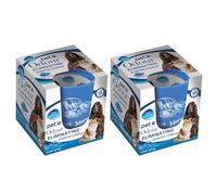 (Pack of 2) Pet Odour Eliminating Candle Ocean Spray Scented Neutralising Frangranced Pet Friendly 120g Candle in Jar - Upto 30 Hours Burn Time Pet Odour Eliminators