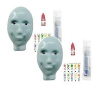 Pack of 2 Pimple Popper, Pimple Popping Fidget with Filler Tools, 10ml Pimple Popping With Filler Tools, Weird Alien Pimple Popping, Novelty Stress Eliminate Pimple Popper (GreenA+B)