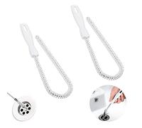 Pack of 2 Pipe Cleaning Brushes, Drain Cleaning Brushes, Bendable Cleaning Brushes for Waste Water Channels, Pipe Cleaning Brushes, for Cleaning Bathroom, Tub, Sink and Toilet