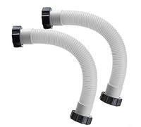 Pack of 2 Pool Sand Filter Pump Hose 11535 Connection Hose Replacement Hose Diameter 38 mm - 40 cm for Sand Filter Pumps and Salt Water Systems
