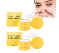 Pack of 2 Pore Strips, Blackhead Remover, Stripes, Nose Strips, Blackhead Remover, T-Zone Blackhead Strips, Nose Plasters, Blackhead Pore Cleaner for Face and Nose, Remove Blackheads and Impurities