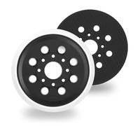 Pack of 2 Professional Sanding Discs 125 mm Velcro for Bosch GEX 125-1 AE Random Orbital Sander, 5 Inch 8-Hole Polishing Sponge Compatible with PEX 220 A & AE Random Orbital Sander Sanding Plate