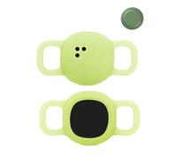 Pack of 2 Protective Case for Motorola Moto Tag Anti-Loss Tracker Silicone Case, Scratch-Resistant, Durable, Waterproof, Anti-fall, Dogs, Cats Locator Case, Grass Green