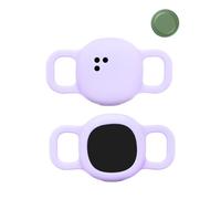 Pack of 2 Protective Case for Motorola Moto Tag Anti-Loss Tracker Silicone Case, Scratch-Resistant, Durable, Waterproof, Anti-fall, Dogs, Cats Locator Case, Purple