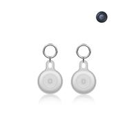 Pack of 2 Protective Cases for Motorola Smart Tag Key Finder, yystao Silicone Protective Case Compatible with Motorola Smart Tag, Includes Lanyard (White)