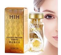 Pack of 2 protein threads for the face, nourishing golden collagen silk, 20 pieces collagen silk for facial care, moisturise the skin deeply, tighten the elasticity of the skin Keloc