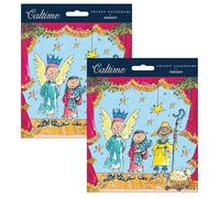 Pack of 2 Quentin Blake The Story Of Jesus Advent Calendar Greetings Cards | Christmas Greetings Cards with Envelope | Door Advent Calendars - 15.5cm