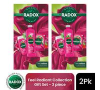 Radox Feel Radiant Collection - Gift Set - 3 Piece | Size: 2 Pack
