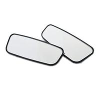 Pack of 2 Rectangle Blind Spot Mirror, 360 Degree HD Glass and ABS Housing Convex Wide Angle Rearview Mirror for Universal Car Fit