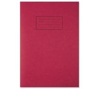 Pack of 2 Red Range Wholesale Exercise Books - Ruled & Margin Pages A4 School Student