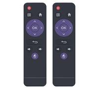 Pack of 2 Remote Control Replace fit for MXQ TV Box H96 Mini, H603, A5X Max, H96 Max, RK3328, RK3318, X88 Pro S, X88 Pro T, X88 Pro X3, H6 Allwinne