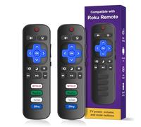(Pack of 2) Replaced Remote Control Only for Roku TV Compatible with TCL Roku/for Hisense Roku/for Insignia Roku/for Onn Roku Smart TV (Not for Roku Stick and Box)