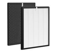 Pack of 2 Replacement Filters Compatible with Philips Air Purifiers 1000 & 1000i, HEPA Filter for AC1214/10 & AC2729/10, Replacement Filter FY1410/30 and FY1413/30 (1 HEPA Filter + 1 Activated Carbon