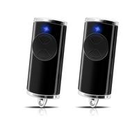 Pack of 2 replacement for hörmann hand transmitter, garage door opener 868.3 MHz, 2 channels, remote control compatible with hörmann HSE2-868-BS, HSE-4-868-BS, HS4-868-BS, HS1-868-BS, HSS4-868-BS