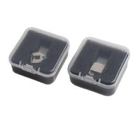 Pack of 2 Replacement Needles ATN3600L Compatible with Audio-Technica AT-LP60 USB LP2D Pickup Elliptical Aluminium Shaft Cleaning Brush