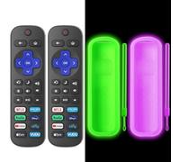 Pack of 2 Replacement Remote for Roku TV with Silicone Protective Cover
