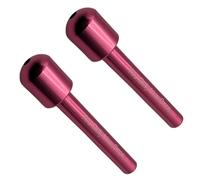Pack of 2 Reusable Metal Drinking Shot Snorter Straw Fun Party Game Accessories Aluminium Hygienic Portable Big Top and You Only Live Once Logo Design Colour Pink Giditrus
