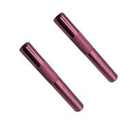 Pack of 2 Reusable Metal Drinking Shot Snorter Straw Fun Party Game Accessory Aluminium Portable - You Only Live Once - Logo Design in Pink Colour Giditrus