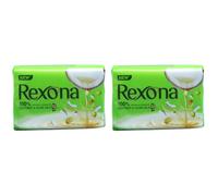 One Stop Dealer Rexona Soap Bar 100g - Antibacterial Protection, Fresh Scent, and Long-Lasting Clean - Ideal for Daily Use, Suitable for All Skin Types (Pack of 2)