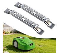 Pack of 2 Robotic Lawnmower Blades Replacement Blades for Stihl Robotic Lawnmower iMOW RMI 422 422P 422PC RMI422 P C Stainless Steel Lawnmower Blades 20 cm, Silver