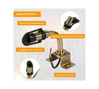 Pack of 2 Rotating Beacon Holder 90 L-Shape, 12 V/24 V Universal Beacon Holder , Flashing Rotating Warning Light