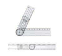 Pack of 2 Safe Friendly 360 Degree Protractor Safe Designs for Children in Classroom and Home Activity Use Protractor Measuring Tool